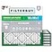 Filterbuy 18x18x1 Air Filter MERV 8 Essential Dust Allergy Defense 6Pack Electrostatic Pleated HVAC AC Furnace Filters Replacement Made in USA Actual Size 1775 x 1775 x 075