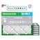 Filterbuy 18x18x1 Air Filter MERV 8 Essential Dust Allergy Defense 6Pack Electrostatic Pleated HVAC AC Furnace Filters Replacement Made in USA Actual Size 1775 x 1775 x 075