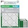 Filterbuy 18x22x1 Air Filter MERV 8 Essential Dust Allergy Defense 6Pack Electrostatic Pleated HVAC AC Furnace Filters Replacement Made in USA Actual Size 1775 x 2175 x 075