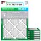 Filterbuy 18x22x1 Air Filter MERV 8 Essential Dust Allergy Defense 6Pack Electrostatic Pleated HVAC AC Furnace Filters Replacement Made in USA Actual Size 1775 x 2175 x 075