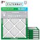 Filterbuy 18x22x1 Air Filter MERV 8 Essential Dust Allergy Defense 6Pack Electrostatic Pleated HVAC AC Furnace Filters Replacement Made in USA Actual Size 1775 x 2175 x 075