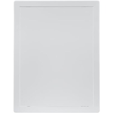 Vent Systems White ABS Plastic Access Panel 12 x 16 Inch CutOut Access Panel with Door for Drywall Wall Ceiling Electrical and Plumbing Service Inspection Door for Indoor Use