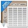 Handua Fits 20x20 Duct Opening Steel Return Air Grille by Vent Cover Grill for Sidewall and Ceiling White HVAC Cold Air Intake Grille Outer Dimensions 2175W X 2175H