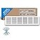 Handua Fits 30x6 Duct Opening Steel Return Air Grille by Vent Cover Grill for Sidewall and Ceiling White HVAC Cold Air Intake Grille Outer Dimensions 3175W X 775H