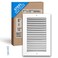 Handua Fits 6x12 Duct Opening Steel Return Air Grille by Vent Cover Grill for Sidewall and Ceiling White HVAC Cold Air Intake Grille Outer Dimensions 775W X 1375H