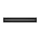 BUILDMART 18 Linear Slot Diffuser 1 Slot Single Slot Black Decorative Aluminum Air Vent Heating and Cooling Modern AC Vent Cover for Ceiling Walls Floors Texas Buildmart