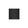 BUILDMART 6x6 Modern AC Vent Cover Decorative Black Aluminum Air Vent Standard Linear Slot Diffuser Heating and Cooling Register Grille for Ceiling Walls Floors Texas Buildmart