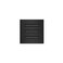 BUILDMART 6x6 Modern AC Vent Cover Decorative Black Aluminum Air Vent Standard Linear Slot Diffuser Heating and Cooling Register Grille for Ceiling Walls Floors Texas Buildmart