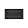 BUILDMART 12x6 Modern AC Vent Cover Decorative Black Air Vent Standard Linear Slot Diffuser Register Grille for Ceiling Walls Floors Texas Buildmart