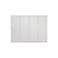 Repa Market Air Vent Cover 16x12 Inch Outer Dimensions White Galvanized Steel Louvered Grill Cover with Mesh Screen Wall or Ceiling Vent HVAC Register for Indoor and Outdoor Ventilation