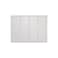 Repa Market Air Vent Cover 16x12 Inch Outer Dimensions White Galvanized Steel Louvered Grill Cover with Mesh Screen Wall or Ceiling Vent HVAC Register for Indoor and Outdoor Ventilation