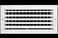 HVAC Premium 10w X 8h 1Way Air Vent Adjustable Aluminum Curved Blades Integral MultiShutter Damper HVAC Diffuser Outer Dimensions 1175W X 975H
