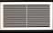 HVAC Premium 30 w X 12 h Aluminum Adjustable ReturnSupply HVAC Air Grille Full Control Horizontal Airflow Direction Vent Duct Cover Single Deflection Outer Dimensions 3185 w X 1385 h