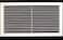 HVAC Premium 30 w X 12 h Aluminum Adjustable ReturnSupply HVAC Air Grille Full Control Horizontal Airflow Direction Vent Duct Cover Single Deflection Outer Dimensions 3185 w X 1385 h