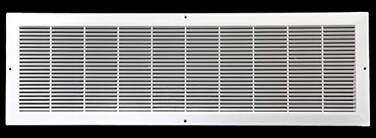 HVAC Premium 30 x 8 HVAC Return Air Grille Plastic Never Rust Vent Duct Cover for Wall Ceiling Outer Dimensions 32w X 10 h