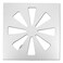 Wooden Shoe Designs Adjustable Air Conditioning Vent Cover Air Vent Deflector for Office Ceiling AC Vents and HVAC Systems 24 x 24