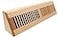 HVAC Premium 24 Wooden Floor Baseboard Register Decorative Red Oak Wood Pre Finished Air Supply Vent HVAC Vent Duct Cover