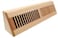 HVAC Premium 24 Wooden Floor Baseboard Register Decorative Red Oak Wood Pre Finished Air Supply Vent HVAC Vent Duct Cover