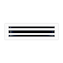 BUILDMART 18 Linear Slot Diffuser 3 Slot Triple Slot White Decorative Air Vent Modern AC Vent Cover for Ceiling Walls Floors Texas Buildmart