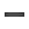BUILDMART 12 Linear Slot Diffuser 1 Slot Single Slot Black Decorative Aluminum Air Vent Heating and Cooling Modern AC Vent Cover for Ceiling Walls Floors Texas Buildmart