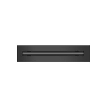 BUILDMART 12 Linear Slot Diffuser 1 Slot Single Slot Black Decorative Aluminum Air Vent Heating and Cooling Modern AC Vent Cover for Ceiling Walls Floors Texas Buildmart