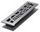 Decor Grates Dcor Grates ADH212C Art Deco Floor Register 2x12 Inches Chrome 1 Pack