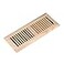 Qirui White Oak Hardwood Drop in Floor Register 4X12 Inch High Output Air Flow with Damper Unfinished