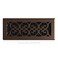 Decor Grates Metal Scroll Decorative Air Vent Cover 4x12 Floor Register Adjustable Control Lever AC Floor Vent Covers for Home Floor Vents Fits 4 x 12 Inch Opening Rubbed Bronze SPH412RB