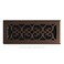 Decor Grates Metal Scroll Decorative Air Vent Cover 4x12 Floor Register Adjustable Control Lever AC Floor Vent Covers for Home Floor Vents Fits 4 x 12 Inch Opening Rubbed Bronze SPH412RB