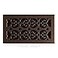 Decor Grates Metal Scroll Decorative Air Vent Cover 6x12 Floor Register Adjustable Control Lever AC Floor Vent Covers for Home Floor Vents Fits 6 x 12 Inch Opening Rubbed Bronze SPH612RB