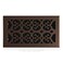 Decor Grates Metal Scroll Decorative Air Vent Cover 6x12 Floor Register Adjustable Control Lever AC Floor Vent Covers for Home Floor Vents Fits 6 x 12 Inch Opening Rubbed Bronze SPH612RB