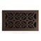 Decor Grates Metal Scroll Decorative Air Vent Cover 6x12 Floor Register Adjustable Control Lever AC Floor Vent Covers for Home Floor Vents Fits 6 x 12 Inch Opening Rubbed Bronze SPH612RB