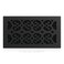 Decor Grates Metal Classic Decorative Air Vent Cover 6x12 Floor Register Adjustable Control Lever AC Floor Vent Covers for Home Floor Vents Fits 6 x 12 Inch Opening Textured Black STH612