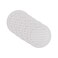 Vent Systems 4 Inch Inner Pack of 5 White Metal Round Soffit Air Vent Grille Cover Register air Vent Deflector Louver Builtin Mesh HVAC for Bathroom Home Office Kitchen 5 Inch Outer