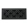 Madelyn Carter Contemporary Gothic Style Vent Cover Solid Cast Aluminum Interior Controls Air Flow 4 x 14 inches Overall Face 525 x 155 inches Matte Black