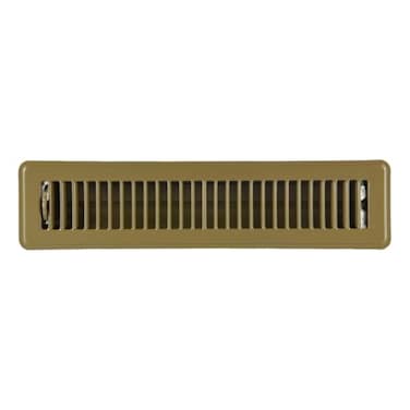 Hartford Ventilation Brown Floor Register Vent for 2 x 14 Vent Openings Item Dimensions 155 x 3 34 Heavy Duty Steel for Walk On Use Premium Finish Easy Adjust Air Supply Lever