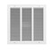 Rocky Mountain Goods Air Return Grille for 18 x 18 Duct Opening Heavy Duty Steel Premium Finish Includes Screws Louvered Design Paintable Matte White Actual Dimensions 1975 x 1975