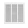 Rocky Mountain Goods Air Return Grille for 18 x 18 Duct Opening Heavy Duty Steel Premium Finish Includes Screws Louvered Design Paintable Matte White Actual Dimensions 1975 x 1975