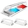 SKSFLY Air Vent Deflectors Adjustable Magnetic Heat and Vent Cover9 to 15InchesHeavy Duty Unbreakable Plastic with Magnet Secure Designfor Vent Covers for Home FloorSidewallCeiling Registers2 Pack