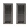 Hartford Ventilation Brushed Nickel 4 x 12 Floor Register Contemporary Steel Vent Cover for Home Heavy Duty Modern Metal Design Scratch Resistant Finish Smooth Glide Damper 2