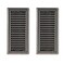 Hartford Ventilation Brushed Nickel 4 x 12 Floor Register Contemporary Steel Vent Cover for Home Heavy Duty Modern Metal Design Scratch Resistant Finish Smooth Glide Damper 2