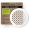 SABA Home Decor Air Vent Cover Grille Acrylic Plexiglass 10 Round Duct Opening 12 Round Overall White Finish Decorative Register Covers for Walls and Ceilings NOT for Floor USE Venetian 1PCs