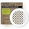 SABA Home Decor Air Vent Cover Grille Acrylic Plexiglass 8 Round Duct Opening 10 Round Overall White Finish Decorative Register Covers for Walls and Ceilings NOT for Floor USE Venetian 1PCs
