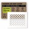 SABA Home Decor Air Vent Cover Grille Acrylic Plexiglass 6 x 8 Duct Opening 8 x 10 Overall White Finish Decorative Covers for Walls Ceilings NOT for Floor USE Venetian