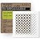 SABA Home Decor Air Vent Cover Grille Acrylic Plexiglass 10 x 10 Duct Opening 12 x 12 Overall White Finish Decorative Covers for Walls Ceilings NOT for Floor USE Venetian