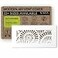 SABA Home Decor Air Vent Cover Grille Acrylic Plexiglass 4 x 10 Duct Opening 6 x 12 Overall White Finish Decorative Register Covers for Walls and Ceilings Waterwheel