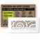 SABA Home Decor Air Vent Cover Grille Acrylic Plexiglass 4 x 10 Duct Opening 6 x 12 Overall White Finish Decorative Register Covers for Walls and Ceilings Waterwheel
