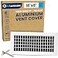 ACLAMINAIRE 14 x 6 Duct Opening Register Vent Cover Adjustable Single Deflection Aluminum HVAC Grille for Heater Decorative Ceiling Wall Air Supply MultiShutter Damper Durable Rustproof
