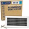 ACLAMINAIRE 14 x 6 Duct Opening Register Vent Cover Adjustable Single Deflection Aluminum HVAC Grille for Heater Decorative Ceiling Wall Air Supply MultiShutter Damper Durable Rustproof