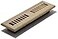 Decor Grates WL212U 2Inch by 12Inch Wood Louver Floor Register Unfinished Oak